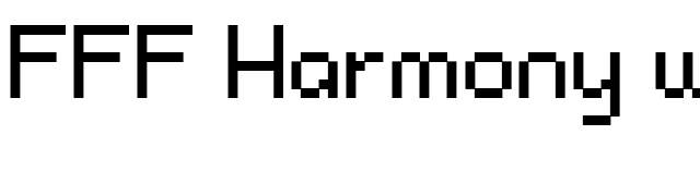 FFF Harmony with PL font preview