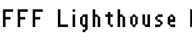 FFF Lighthouse Extended font preview