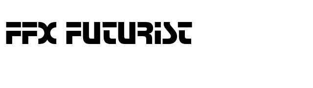 FFX Futurist font preview