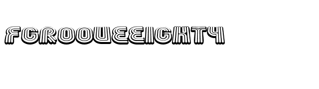 FgrooveEighty font preview