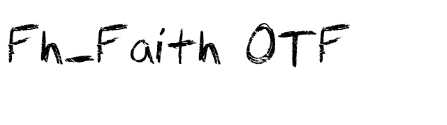 Fh_Faith OTF font preview