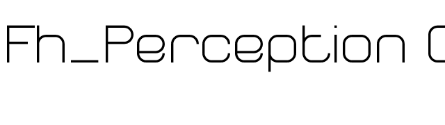 Fh_Perception OTF font preview