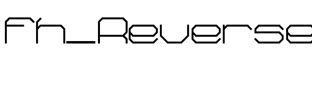 Fh_Reverse font preview