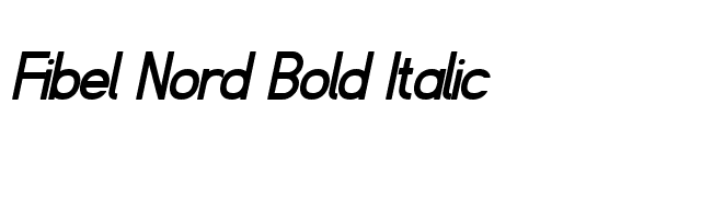 Fibel Nord Bold Italic font preview