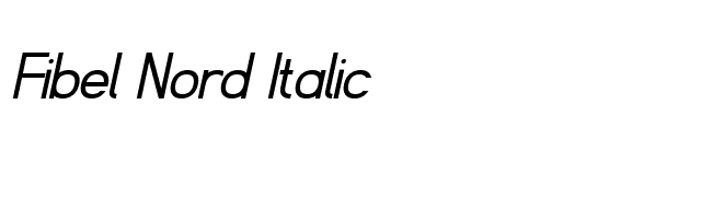 Fibel Nord Italic font preview