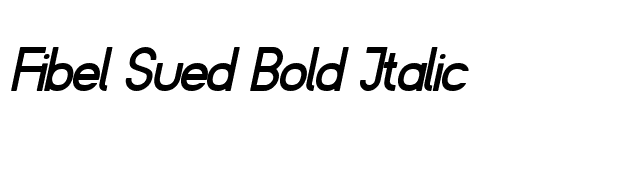 Fibel Sued Bold Italic font preview