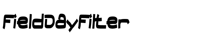 FieldDayFilter font preview