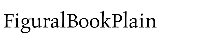 FiguralBookPlain font preview