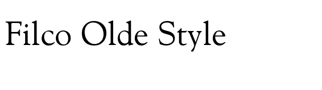 Filco Olde Style font preview