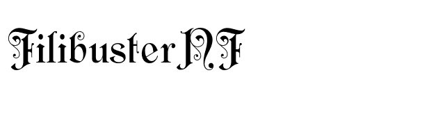 FilibusterNF font preview