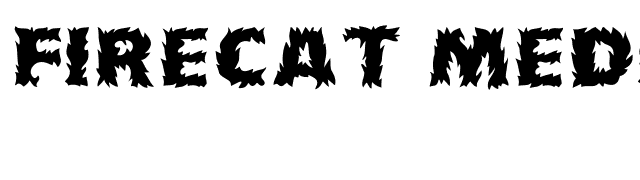 Firecat Medium font preview