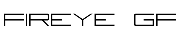 Fireye GF 3 font preview