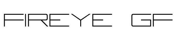 Fireye GF 3 Lite font preview