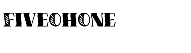 FiveOhOne font preview