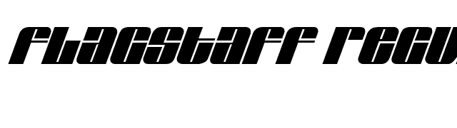 Flagstaff Regular font preview