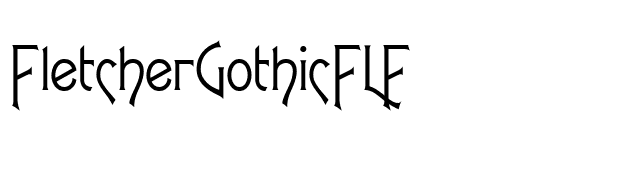 FletcherGothicFLF font preview