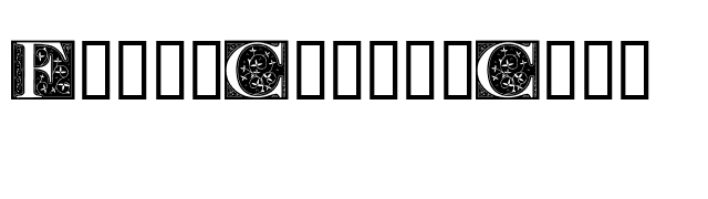 FleurCornerCaps font preview