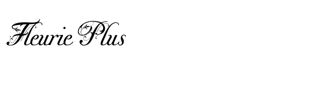 FleuriePlus font preview