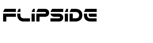 Flipside font preview