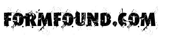 Formfound.com font preview