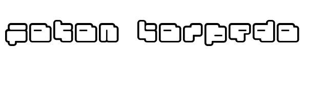 Foton Torpedo font preview