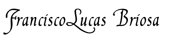 FranciscoLucas Briosa font preview