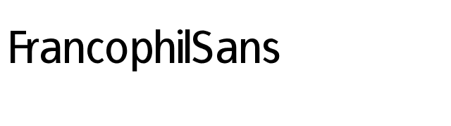 FrancophilSans font preview