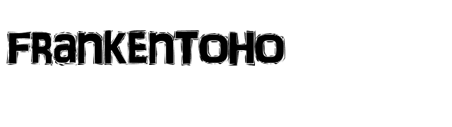 FrankenTOHO font preview