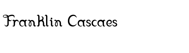 Franklin Cascaes font preview