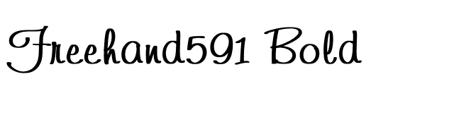 Freehand591 Bold font preview