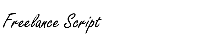 Freelance Script font preview