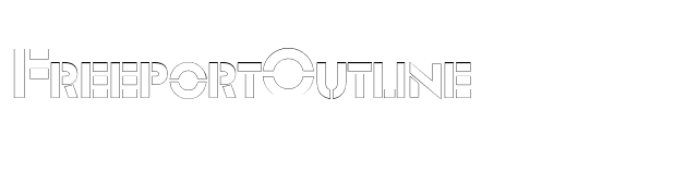 FreeportOutline font preview