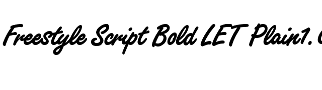 Freestyle Script Bold LET Plain1.0 font preview