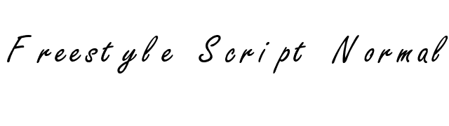 Freestyle Script Normal font preview