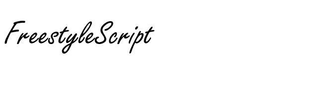 FreestyleScript font preview