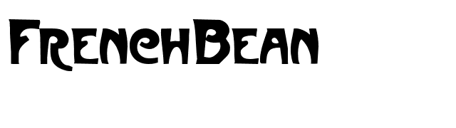 FrenchBean font preview