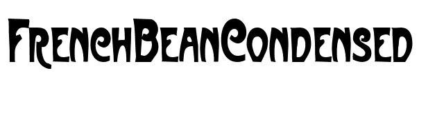 FrenchBeanCondensed font preview