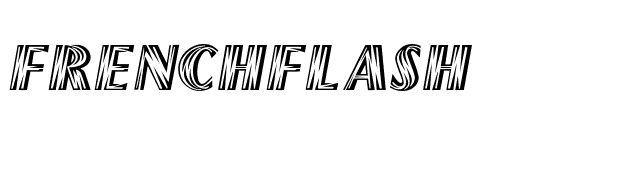 FrenchFlash font preview