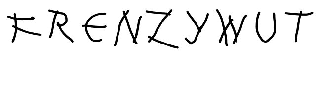 FrenzyWut font preview