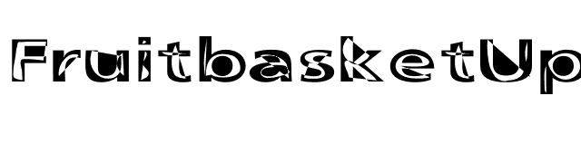 FruitbasketUpset OTF font preview