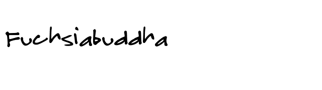 Fuchsiabuddha font preview