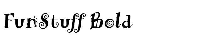 FunStuff Bold font preview