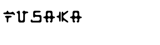 Fusaka font preview