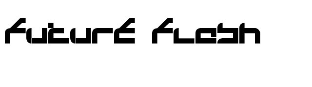 Future Flash font preview