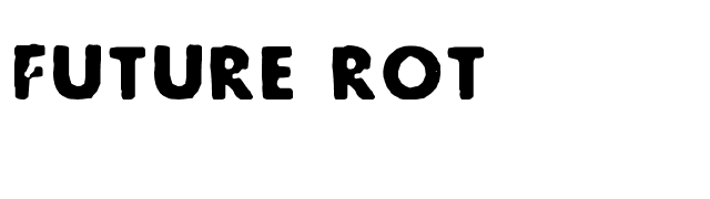 Future Rot font preview