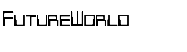 FutureWorld font preview