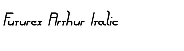 Futurex Arthur Italic font preview