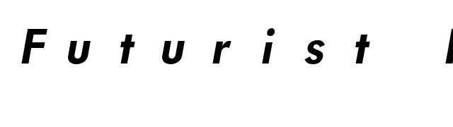 Futurist Fixed-width Bold Italic font preview