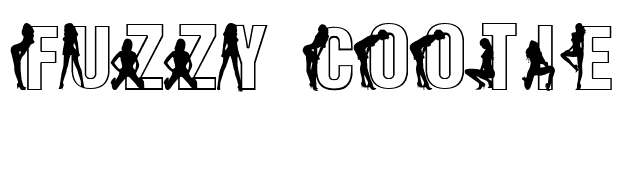 Fuzzy Cootie font preview