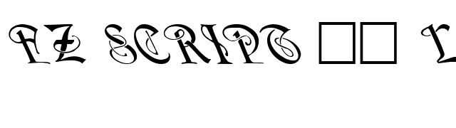 FZ SCRIPT 14 LEFTY font preview
